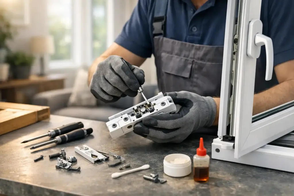 How to Repair UPVC Window Lock Mechanism