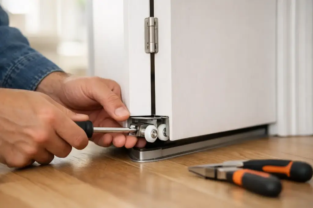 How to Adjust Bifold Door Rollers